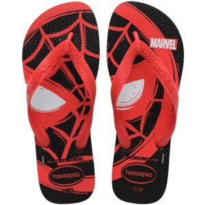 Havaianas Top Marvel Logomania (Mini Me), Black/Red Ruby, UK child 10/11 Havaianas Top Marvel Logomania (Mini Me), Black/Red Ruby, UK child 10/11
