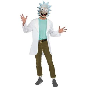 Rubies Rubie's 703124S Adult Rick Costume Morty Fancy Dress, Men, Multi, Small Halloween Rubies Rubie's 703124S Adult Rick Costume Morty Fancy Dress, Men, Multi, Small Halloween