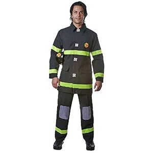 Dress Up America Adult Fire Fighter Costume, Small (Waist 36-39 Inch, Height 5 3 -5 6 Feet), Black Dress Up America Adult Fire Fighter Costume, Small (Waist 36-39 Inch, Height 5 3 -5 6 Feet), Black
