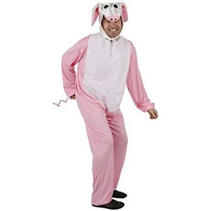 BigBuy Pink/White Pig Costume for Adults M/L - Costume BigBuy Pink/White Pig Costume for Adults M/L - Costume