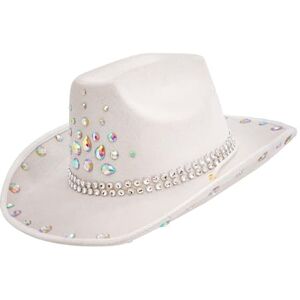 W WIDMANN MILANO Party Fashion Cowgirl or Cowboy Hat with Diamonds Adult Accessory Carnival Stag Night W WIDMANN MILANO Party Fashion Cowgirl or Cowboy Hat with Diamonds Adult Accessory Carnival Stag Night