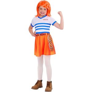 Rubies Official One Piece Nami Season 1 Striped Child Costume, Kids Fancy Dress, Size Age 7-8 Years Rubies Official One Piece Nami Season 1 Striped Child Costume, Kids Fancy Dress, Size Age 7-8 Years