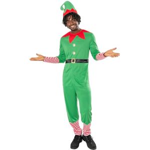 Rubies 1000904L000 Elf Costume Adult Fancy Dress, Men, Women, Multicoloured, L Halloween Rubies 1000904L000 Elf Costume Adult Fancy Dress, Men, Women, Multicoloured, L Halloween