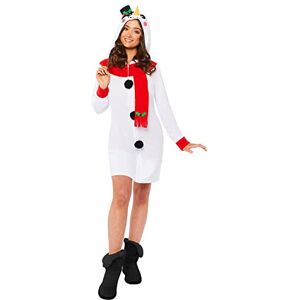 amscan Adults Snow Woman Fancy Dress Christmas Costume Ladies Womens Xmas Snowman amscan Adults Snow Woman Fancy Dress Christmas Costume Ladies Womens Xmas Snowman