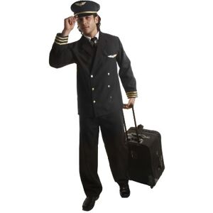 Dress Up America Pilot Costume for Adults Airline Captain Uniform for Men Dress Up America Pilot Costume for Adults Airline Captain Uniform for Men