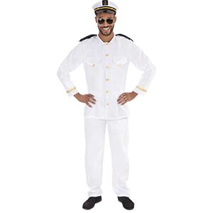 Rubies White Navy Officer Adult Costume Set (Standard) Stylish Design, Perfect for Halloween, Themed Parties, Cosplay Events, & More Halloween Halloween Rubies White Navy Officer Adult Costume Set (Standard) Stylish Design, Perfect for Halloween, Themed Parties, Cosplay Events, & More Halloween Halloween