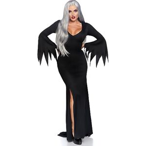 Leg Avenue Floor Length Gothic Dress Costume (Small/Medium, Black) Leg Avenue Floor Length Gothic Dress Costume (Small/Medium, Black)