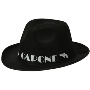 W WIDMANN MILANO Party Fashion Al Capone Felt Hat Headwear Accessory Gangster W WIDMANN MILANO Party Fashion Al Capone Felt Hat Headwear Accessory Gangster