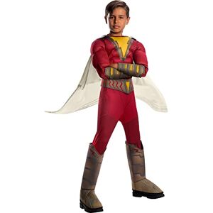 Rubies Official DC Comic Shazam and Freddy Deluxe Boys Costume Bundle, Childrens Super Hero Fancy Dress Up, Size M Halloween Rubies Official DC Comic Shazam and Freddy Deluxe Boys Costume Bundle, Childrens Super Hero Fancy Dress Up, Size M Halloween