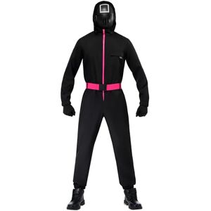 Rubies Official Squid Game Supervisor Deluxe Adult Costume, Adult Fancy Dress, Size Extra Large Rubies Official Squid Game Supervisor Deluxe Adult Costume, Adult Fancy Dress, Size Extra Large