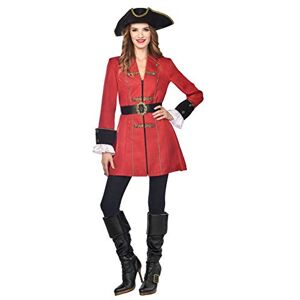 amscan (PKT) (9910494) Adult Ladies Captain Pirate Costume Set (UK 16-18) amscan (PKT) (9910494) Adult Ladies Captain Pirate Costume Set (UK 16-18)