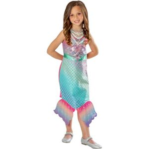 Rubies Official Barbie Mermaid Girls Costume, Childrens Fancy Dress, Size 3-4 Years Halloween Rubies Official Barbie Mermaid Girls Costume, Childrens Fancy Dress, Size 3-4 Years Halloween