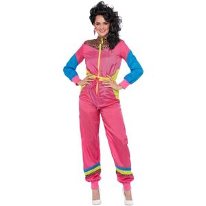 Smiffys Women’s 80s Colour Block Shell Suit Costume, Retro Pink Jumpsuit with Leopard Print and Colour Panels, Includes Bumbag and Earrings, Fancy Dress Outfit for Parties and Festivals XLarge Smiffys Women’s 80s Colour Block Shell Suit Costume, Retro Pink Jumpsuit with Leopard Print and Colour Panels, Includes Bumbag and Earrings, Fancy Dress Outfit for Parties and Festivals XLarge