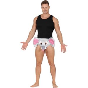 FIESTAS GUIRCA Elephant Underpants Fun Pants for Stag Do and Parties Fancy Dress Accessory for Bachelor Party and Celebrations Adult Male Grey FIESTAS GUIRCA Elephant Underpants Fun Pants for Stag Do and Parties Fancy Dress Accessory for Bachelor Party and Celebrations Adult Male Grey