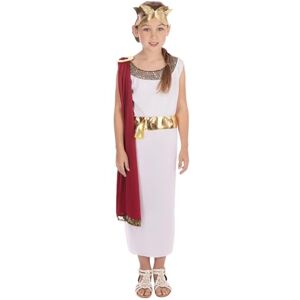 Bristol Novelty CC591X Goddess Costume Set, girls, White, 10-12 Years Bristol Novelty CC591X Goddess Costume Set, girls, White, 10-12 Years