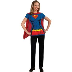 Rubies Official DC Comic Supergirl T-Shirt Set, Ladie's Instant Costume Kit T-shirt & Attached Cape, Ladies Size Medium, 10-12 Halloween Rubies Official DC Comic Supergirl T-Shirt Set, Ladie's Instant Costume Kit T-shirt & Attached Cape, Ladies Size Medium, 10-12 Halloween