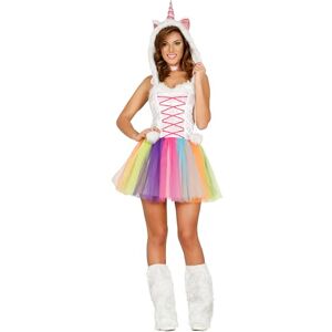 FIESTAS GUIRCA Unicorn Fancy Dress Costume Adult Women Size 10-12 FIESTAS GUIRCA Unicorn Fancy Dress Costume Adult Women Size 10-12