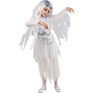 Rubies 1000765S000 Ghostly Girl Kids Fancy Dress, White, 7-8 Years Halloween Rubies 1000765S000 Ghostly Girl Kids Fancy Dress, White, 7-8 Years Halloween