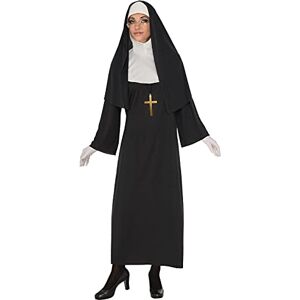 Rubies Rubie's 821062L Nun Costume, Black, Large Halloween Rubies Rubie's 821062L Nun Costume, Black, Large Halloween