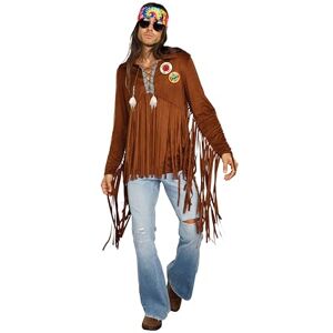 Dreamgirl 11172-CST-XL 1960's Rock Star Hippie Dude Costume Character Adult, Brown, XL Dreamgirl 11172-CST-XL 1960's Rock Star Hippie Dude Costume Character Adult, Brown, XL