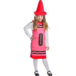 Dress Up America Kids Crayon Costume Red Crayon Costume for Girls and Boys Great Role Play Costume Set Dress Up America Kids Crayon Costume Red Crayon Costume for Girls and Boys Great Role Play Costume Set