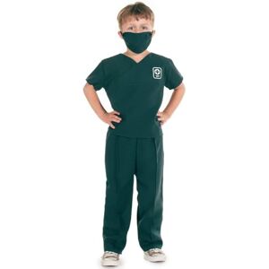 PRETEND TO BEE Vet Dress Up Costume for Kids, Green with Mask, 3-5 Years PRETEND TO BEE Vet Dress Up Costume for Kids, Green with Mask, 3-5 Years