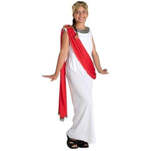 Ciao Paul – Flowers Roman Emperor Costume Child Puella Romana M (5-7 anni) Bianco Ciao Paul – Flowers Roman Emperor Costume Child Puella Romana M (5-7 anni) Bianco