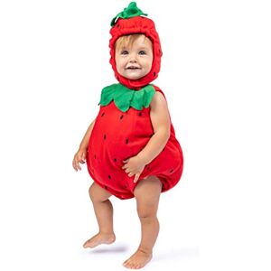 Dress Up America Cute Baby Strawberry Costume, Multicolor, Age 12-24 months (Weight: 10-13.5 kg Height: 74-86 cm) Dress Up America Cute Baby Strawberry Costume, Multicolor, Age 12-24 months (Weight: 10-13.5 kg Height: 74-86 cm)