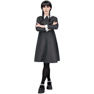 Smiffys Adult Gothic School Girl Costume Spotted Dress, Halloween Adult Fancy Dress, Gothic Schoolgirl Dress Up Costumes Smiffys Adult Gothic School Girl Costume Spotted Dress, Halloween Adult Fancy Dress, Gothic Schoolgirl Dress Up Costumes