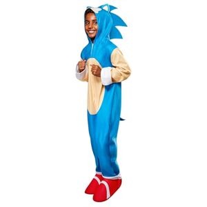 Rubies 641276S Sonic The Hedgehog Jumpsuit Kids Costume, Boys, Girls, Multicolour, 3-5 Years Halloween Rubies 641276S Sonic The Hedgehog Jumpsuit Kids Costume, Boys, Girls, Multicolour, 3-5 Years Halloween