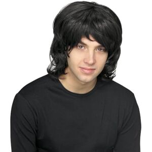 Rubies Official Adult's 70's hag Wig Costume Black, One Size Halloween Halloween Rubies Official Adult's 70's hag Wig Costume Black, One Size Halloween Halloween