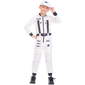 amscan 9904452 Kids White Astronaut Spacesuit Boys World Book Day Fancy Dress Costume Age: 6-8 Years amscan 9904452 Kids White Astronaut Spacesuit Boys World Book Day Fancy Dress Costume Age: 6-8 Years