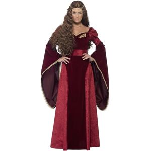 Smiffys Deluxe Medieval Queen Costume, L, Red Smiffys Deluxe Medieval Queen Costume, L, Red