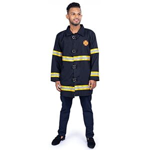 Dress Up America Fire Fighter Jacket For Adults One Size (Adults) Dress Up America Fire Fighter Jacket For Adults One Size (Adults)