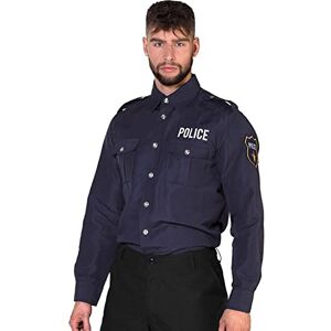 Boland Police Shirt, Various Sizes for Men, Police, Long-Sleeved Shirt with Embroidery, Officer, Commissioner, Uniform, Costume, Carnival, Theme Party Multicoloured Boland Police Shirt, Various Sizes for Men, Police, Long-Sleeved Shirt with Embroidery, Officer, Commissioner, Uniform, Costume, Carnival, Theme Party Multicoloured