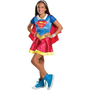 Rubies 630448M Official DC Super Hero Supergirl and Wonder Woman Costume Twin Pack, Girl's, Medium(Height 132 cm, Age 5-7) Halloween Rubies 630448M Official DC Super Hero Supergirl and Wonder Woman Costume Twin Pack, Girl's, Medium(Height 132 cm, Age 5-7) Halloween
