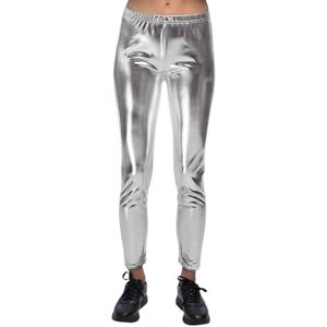 Boland Metallic leggings for carnival, festival, theme party or everyday life, shiny stretch trousers for fancy dress costumes, 80s Boland Metallic leggings for carnival, festival, theme party or everyday life, shiny stretch trousers for fancy dress costumes, 80s