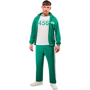 Rubies Official Squid Game Player 456 Deluxe Costume Adult Fancy Dress, Size Small Rubies Official Squid Game Player 456 Deluxe Costume Adult Fancy Dress, Size Small