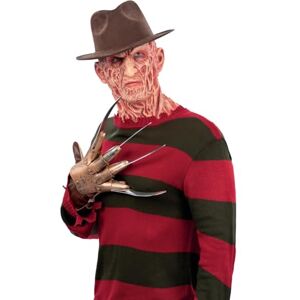 Smiffys A Nightmare On Elm Street Freddy Krueger Knitted Jumper, Adult Costume, Officially Licensed Nightmare on Elm Street Fancy Dress, Freddy Krueger Halloween Costume Smiffys A Nightmare On Elm Street Freddy Krueger Knitted Jumper, Adult Costume, Officially Licensed Nightmare on Elm Street Fancy Dress, Freddy Krueger Halloween Costume