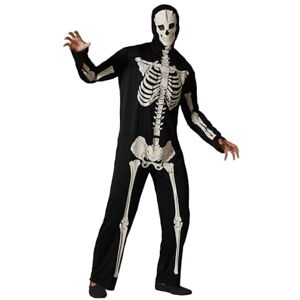 ATOSA 81981 Disfraz Esqueleto Adulto Hombre Adults, Glow in The Dark Skeleton Costume, M-L ATOSA 81981 Disfraz Esqueleto Adulto Hombre Adults, Glow in The Dark Skeleton Costume, M-L