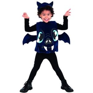 Smiffys Toddler Bat Costume for Kids, Cute Halloween Fancy Dress Outfit with Winged Tabard & Hat, Adorable Children’s Animal Dress Up for Spooky Parties, Trick or Treat & Preschool Play Age 3-4 Smiffys Toddler Bat Costume for Kids, Cute Halloween Fancy Dress Outfit with Winged Tabard & Hat, Adorable Children’s Animal Dress Up for Spooky Parties, Trick or Treat & Preschool Play Age 3-4