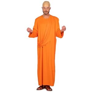 WILBERS & WILBERS 5224-L Kostüm Mönch mit Glatze Bald Monk Costume, Solid, Orange, L WILBERS & WILBERS 5224-L Kostüm Mönch mit Glatze Bald Monk Costume, Solid, Orange, L