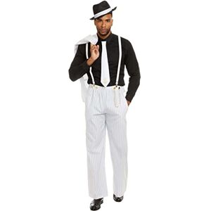 Dreamgirl 8105 Zoot Suit Riot Costume, Mens, Striped, X-Large Dreamgirl 8105 Zoot Suit Riot Costume, Mens, Striped, X-Large