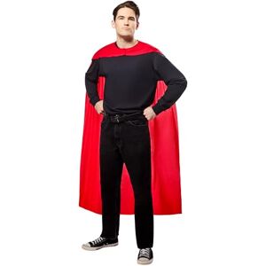 Rubies Official DC Superman Cape, Adult Superhero Fancy Dress, One Size S -XL Halloween Rubies Official DC Superman Cape, Adult Superhero Fancy Dress, One Size S -XL Halloween