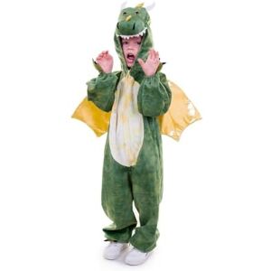 PRETEND TO BEE Green Dragon Onesie Dress Up Costume for Kids, 5-7 Years PRETEND TO BEE Green Dragon Onesie Dress Up Costume for Kids, 5-7 Years