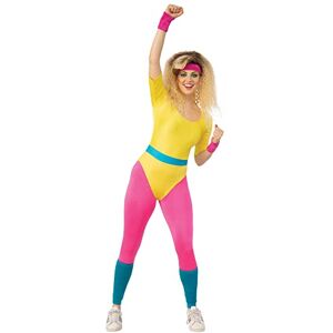 Rubies Women's Yellow, Pink, & Blue Aerobics Girl Costume Set (Small Size) Vibrant Design, Perfect for 1980's Themed Parties, Dance Workouts, Fitness Events, & More Halloween Halloween Rubies Women's Yellow, Pink, & Blue Aerobics Girl Costume Set (Small Size) Vibrant Design, Perfect for 1980's Themed Parties, Dance Workouts, Fitness Events, & More Halloween Halloween