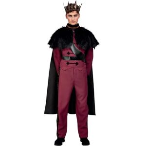 Smiffys Kiss of Death Prince, Maroon Top, Trousers & Cape, Halloween Twisted Fairytale Fancy Dress, Princess Dress Up Costumes Smiffys Kiss of Death Prince, Maroon Top, Trousers & Cape, Halloween Twisted Fairytale Fancy Dress, Princess Dress Up Costumes