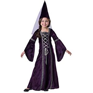 Dress Up America Medieval Princess Costume Renaissance Dress Up Set for Girls Set Includes Purple Dress and Hennin Hat L (12-14) Dress Up America Medieval Princess Costume Renaissance Dress Up Set for Girls Set Includes Purple Dress and Hennin Hat L (12-14)