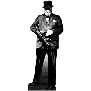 STAR CUTOUTS Cut Out of Winston Churchill, Black STAR CUTOUTS Cut Out of Winston Churchill, Black