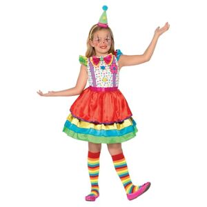 Smiffys Deluxe Clown Girl Costume, with Dress and Hat, Girls Fancy Dress, Clown Dress Up Costumes, Age 10-12 Smiffys Deluxe Clown Girl Costume, with Dress and Hat, Girls Fancy Dress, Clown Dress Up Costumes, Age 10-12